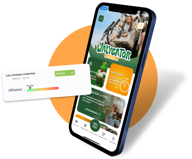 Affluence à Walygator sur app'