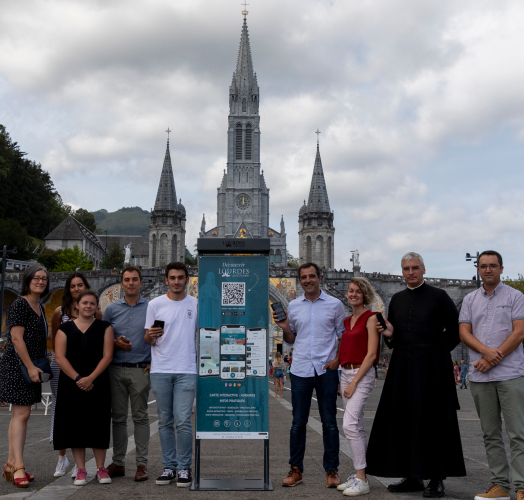 Visite chez Sanctuaire de Lourdes